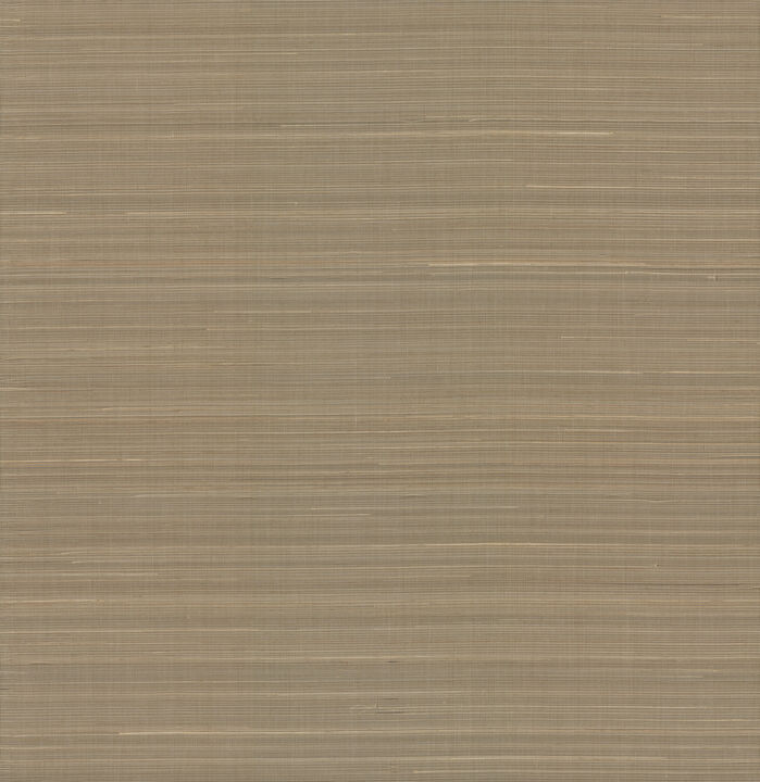 Abaca Weave Brown Wallpaper (Set of 2)