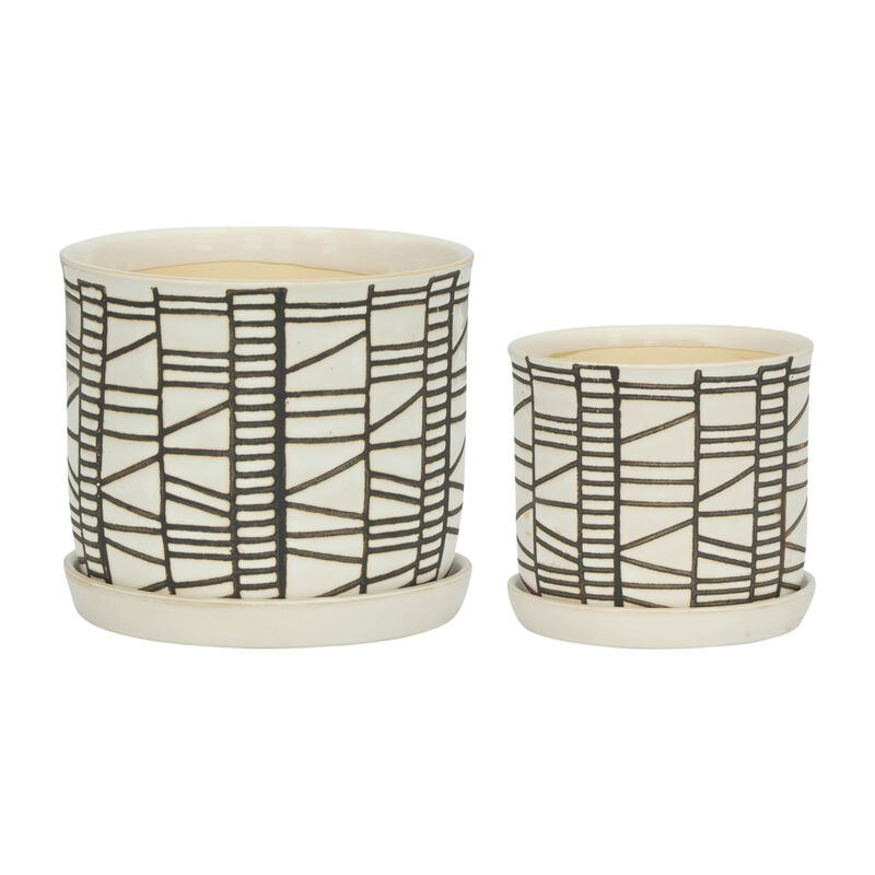 S/2 Ceramic 6/8" Planter image number 0