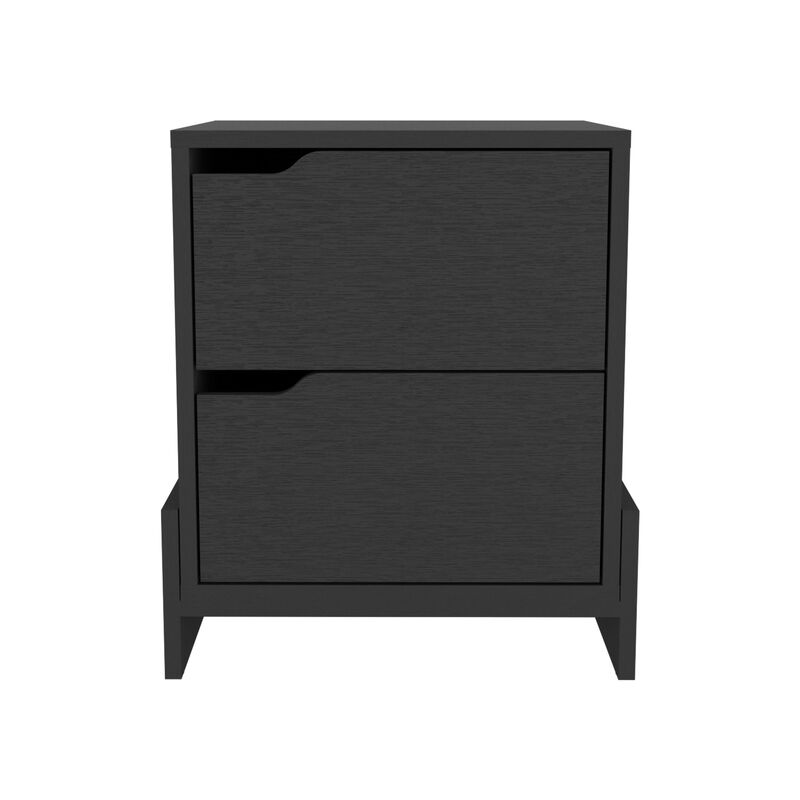 Streamdale Brookland Nightstand with Drawers (Wengue Finish)