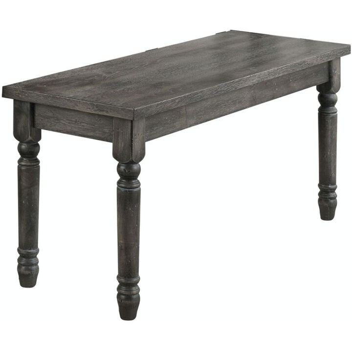Wallace Bench in Weathered Gray