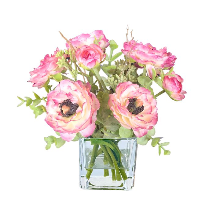 Ranunculus Flowers in Vase