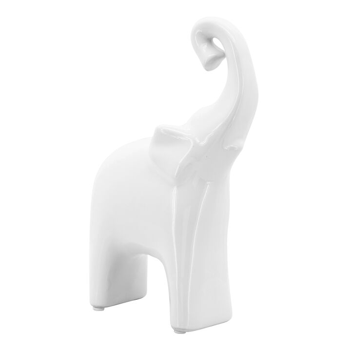 Ceramic Elephant Figurine
