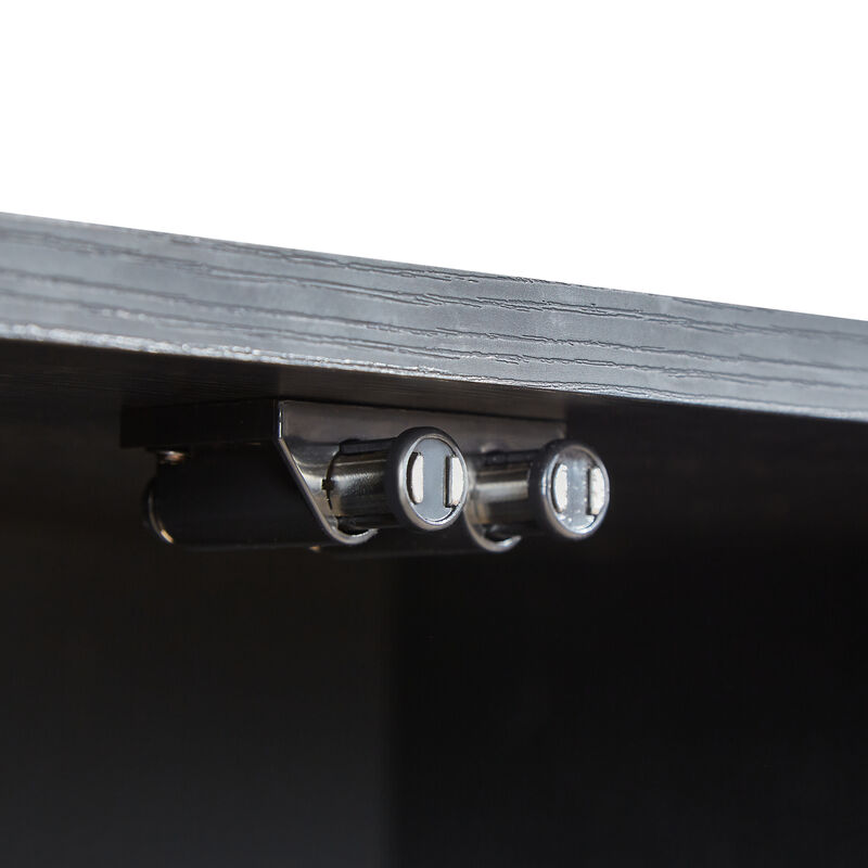 TATEUS wave pattern Buffet Cabinet Storage Cabinet TV Stand