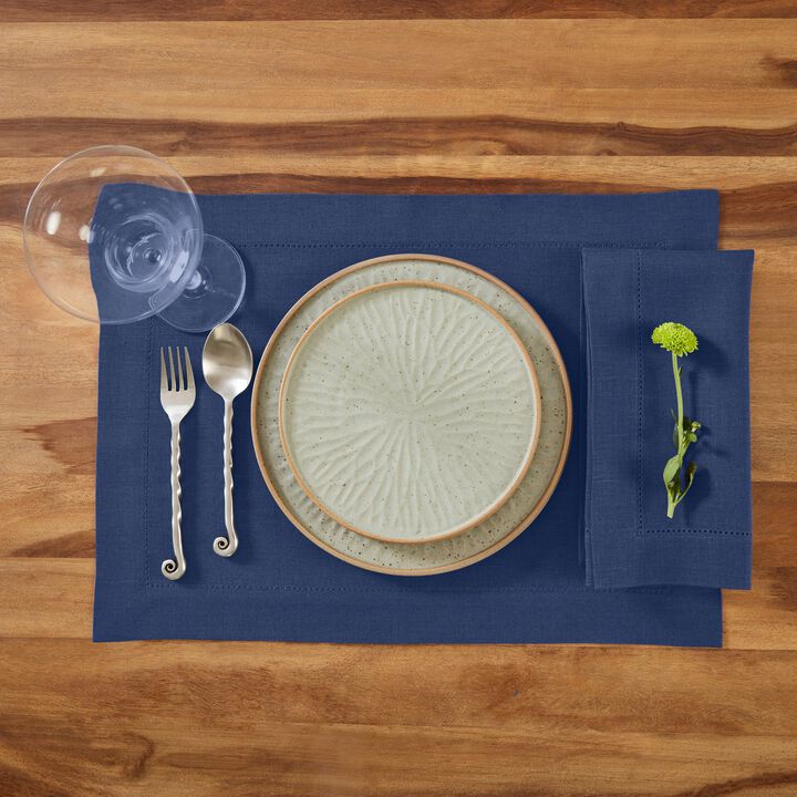 Linen Placemats - Medium Weight Hemstitch