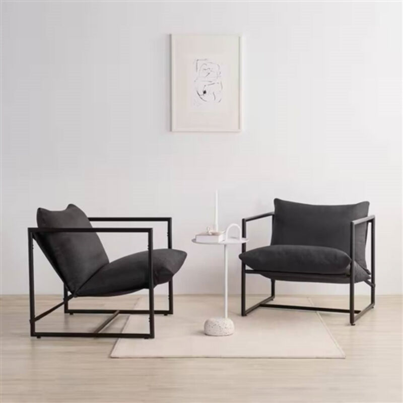 Upholstered Accent Chair with Metal Frame &ndash; Minimalist Design for Elegant, Modern Spaces