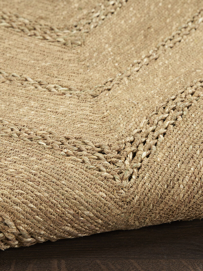 Natural Seagrass NSG01 Natural 2'3" x 12' Rug image number 4