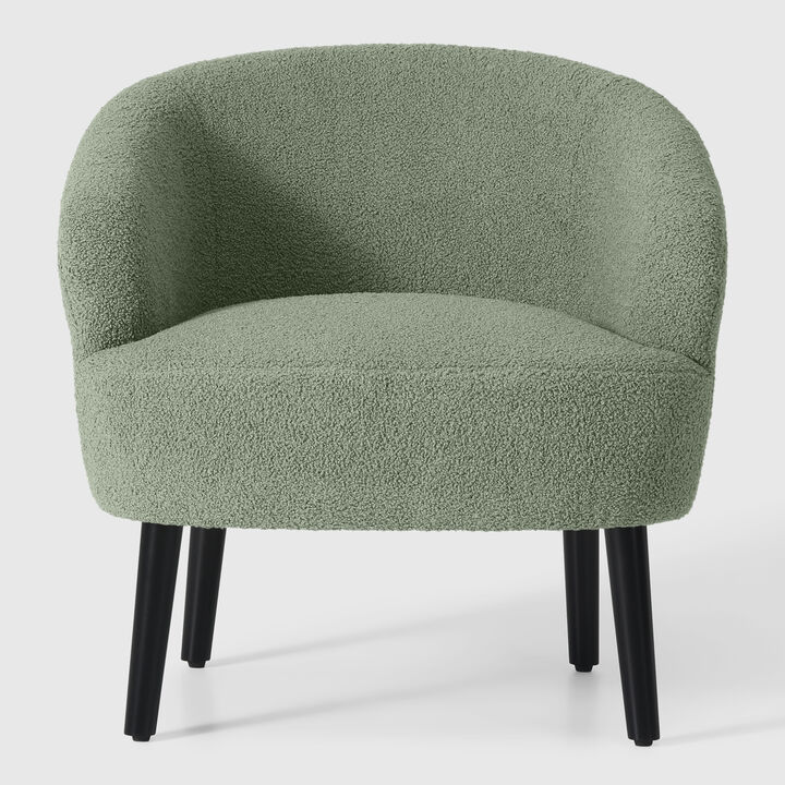 WestinTrends 29" Wide Mid Century Modern Club Barrel Accent Armchair