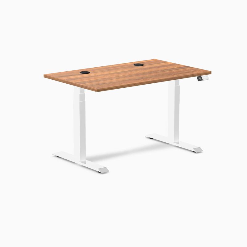 Desky Dual Laminate Sit Stand Desk image number 0