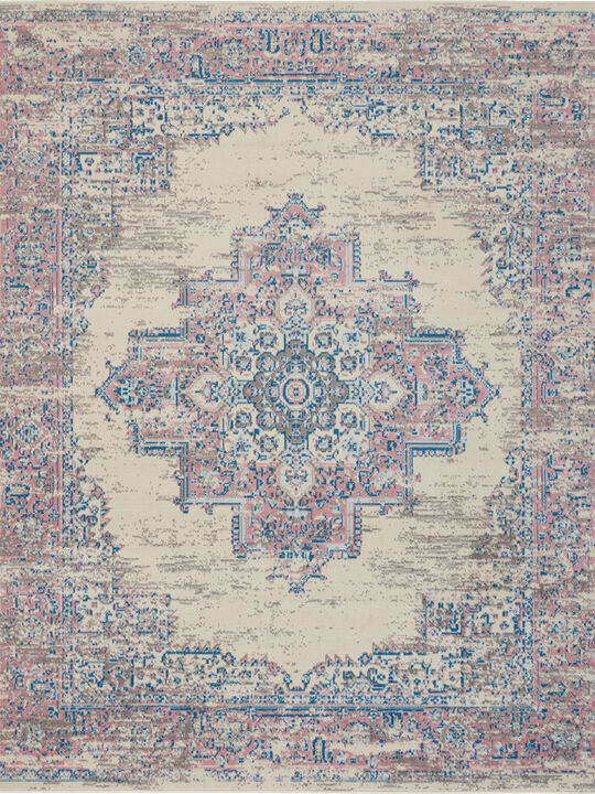 Grafix GRF14 Ivory/Pink 7'10" x 9'10" Rug