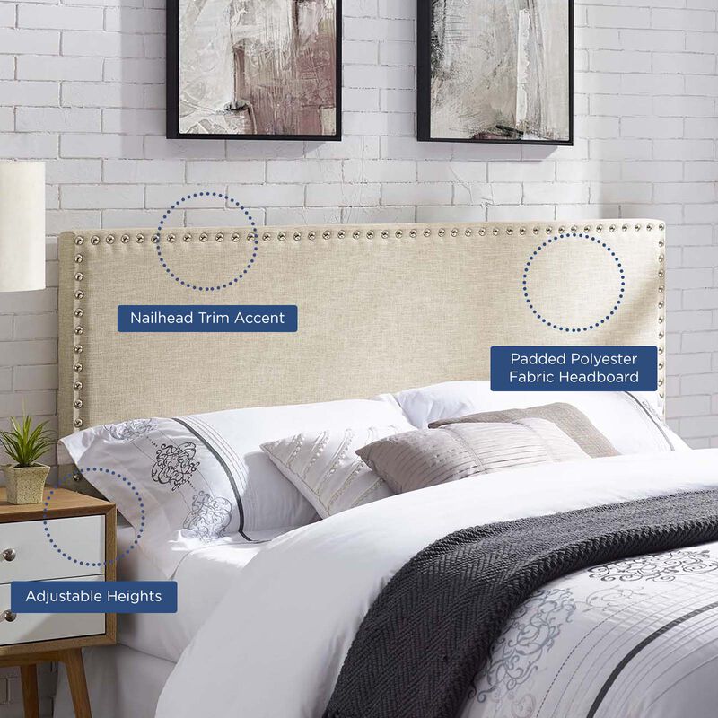 Modway - Phoebe Queen Upholstered Fabric Headboard image number 4