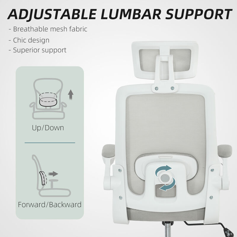 Adjustable Massage Office Chair with Lumbar Support for Home or Office