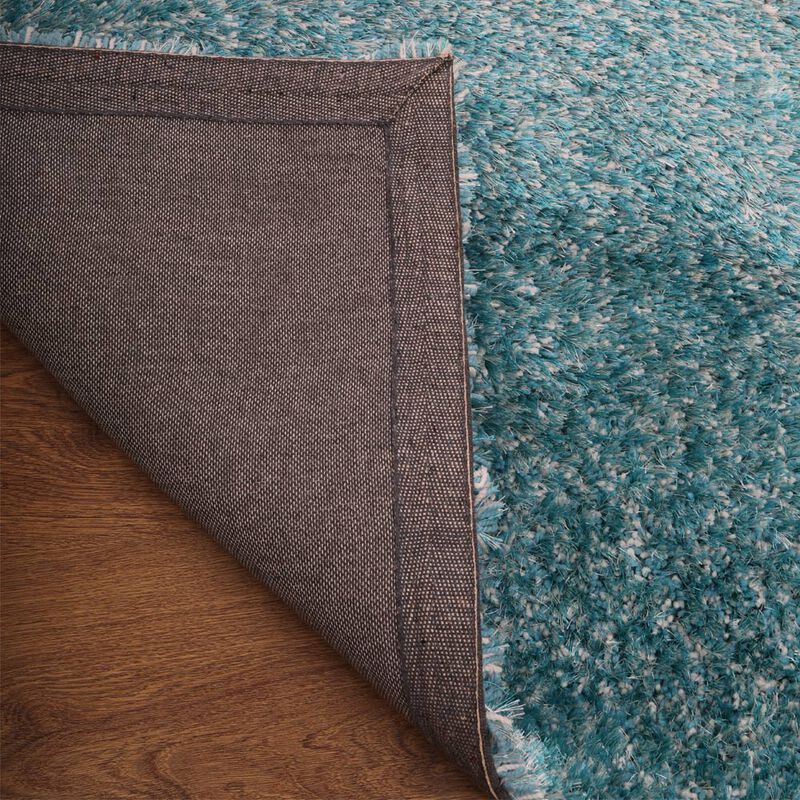 RUGSOTIC CARPETS HAND TUFTED SHAG POLYESTER ECO-FRIENDLY AREA RUGS  - Solid Plain Design, High Pile Thick Handmade Anti Skid Rugs for Living Room K00111 image number 7