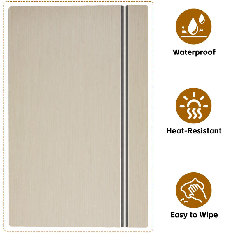 ELEMENT ACE 5 Pack Foamed PVC Wire Shelf Covers Removable Wire Rack Covers for Closet, Pantry, Cabinet, Bathroom and Kitchen Shelving Decoration image number 5