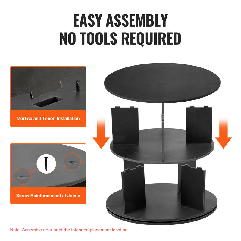 5-Tier Rotating Shoe Rack Tower with 360&deg; Spin for Entryway, Bedroom, or Closet image number 6