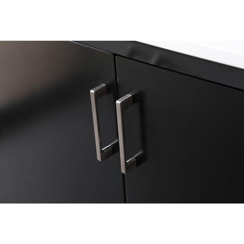 Elegant Kitchen and Bath 36 Inch SIngle Bathroom Vanity In Black