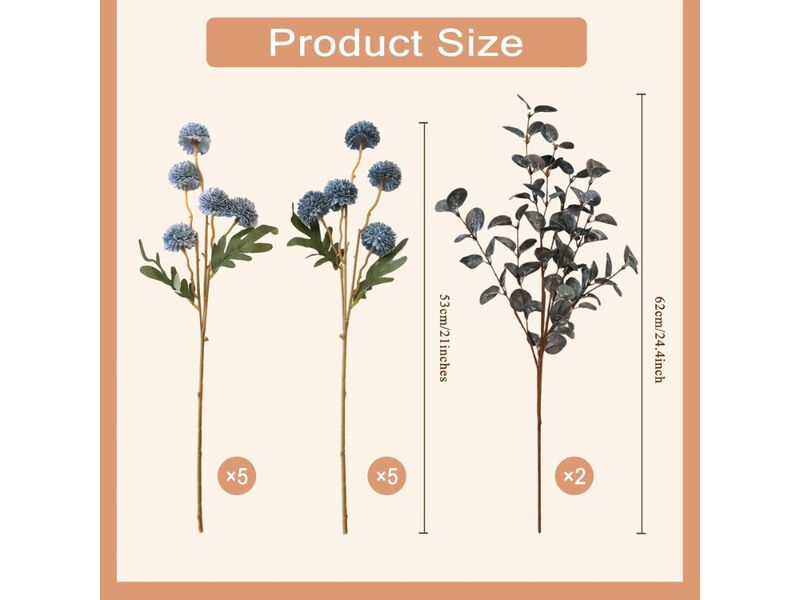 12 Bundle Navy Blue Artificial Outdoor Plants UV Resistant Window Box Decor image number 2