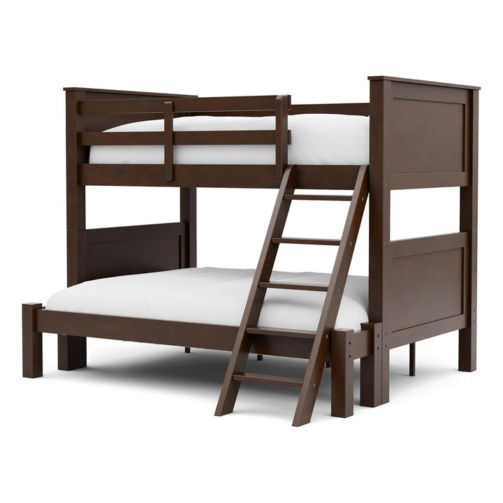 Zedy Bunk Bed with Ladder and Guardrails