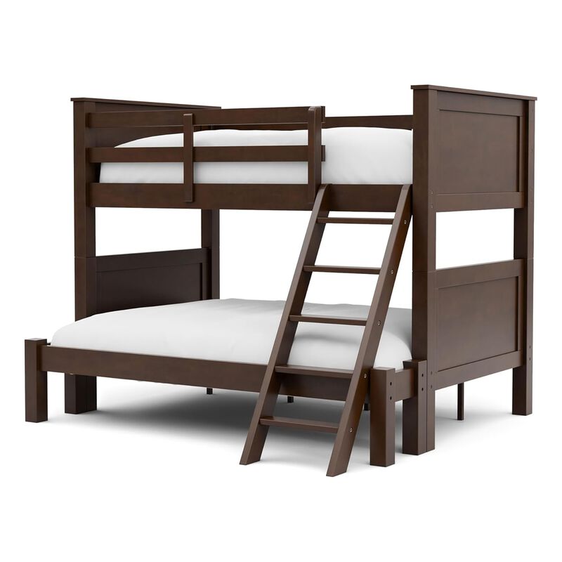 Zedy Bunk Bed with Ladder and Guardrails image number 0