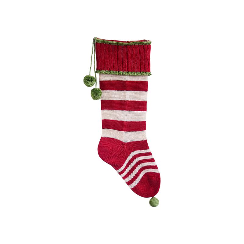 Candy Striped Rib-Cuff Stocking image number 0