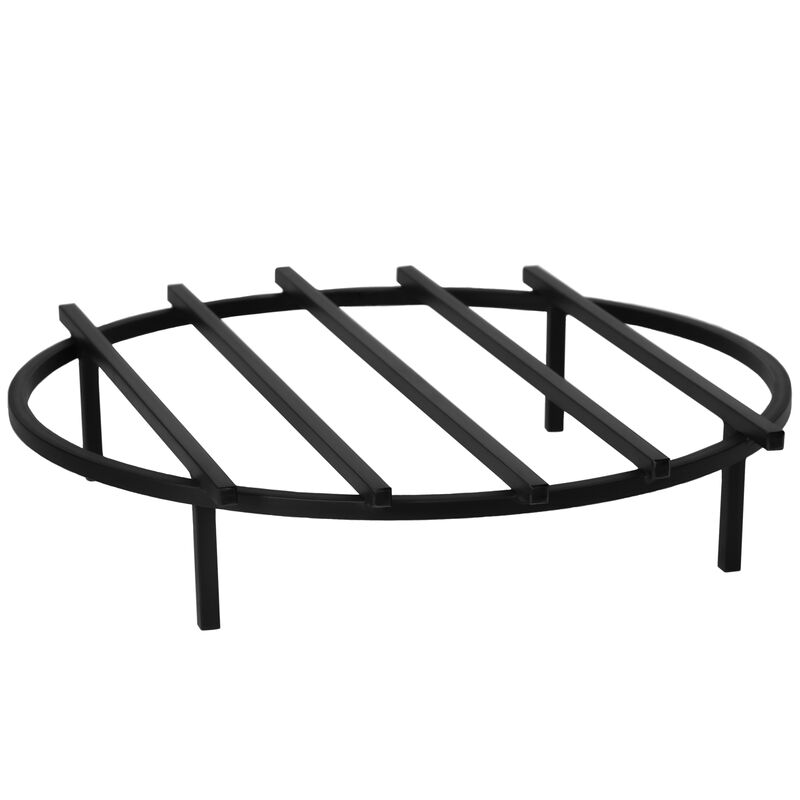 24-in Dia Classic Round Fire Pit Grate - Made in USA