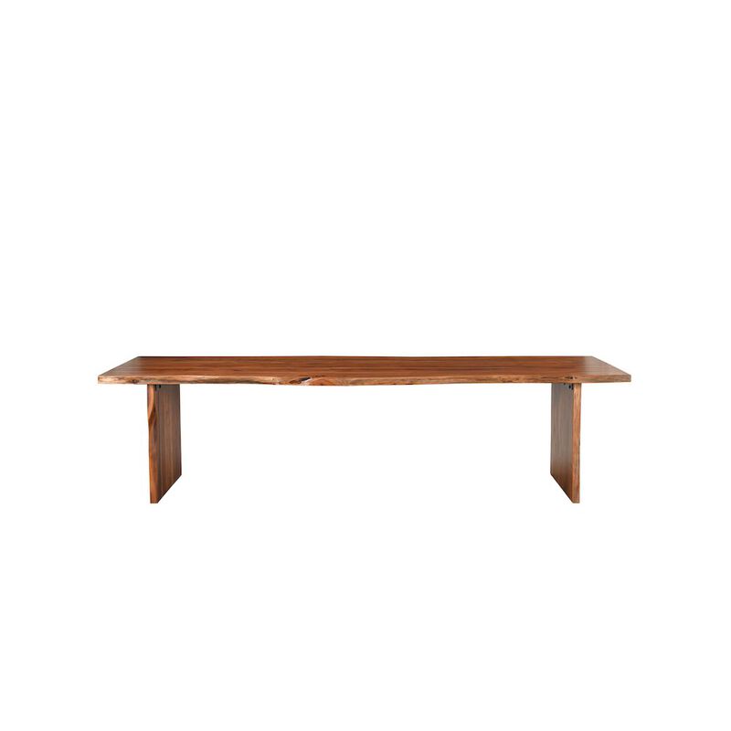 Taran Designs Oren 60 Live Edge Solid Wood Dining Bench
