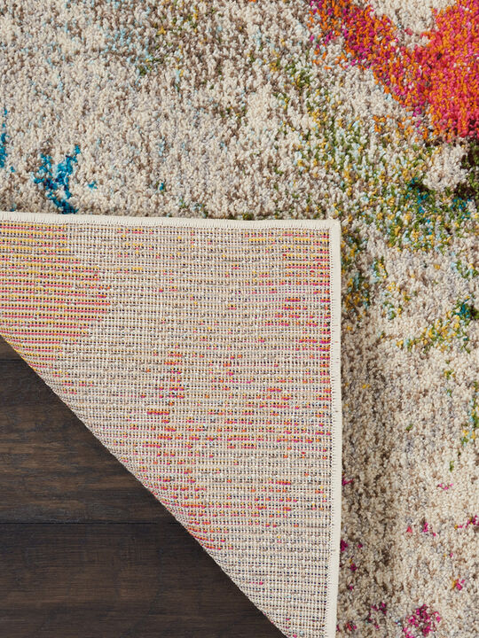 Celestial CES12 Ivory/Multicolor 3'11" x 5'11" Rug