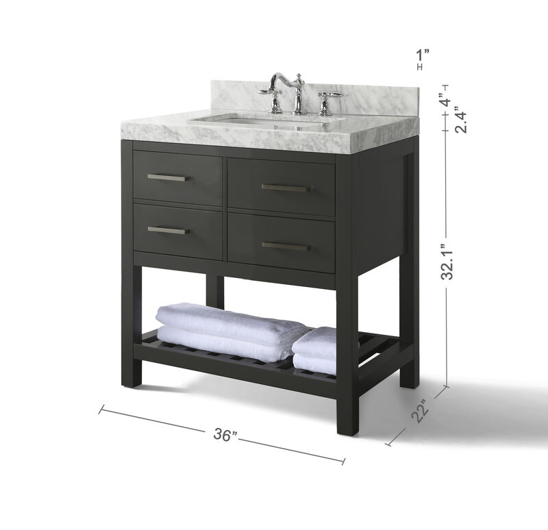 Elizabeth 36 in. Bath Vanity Set