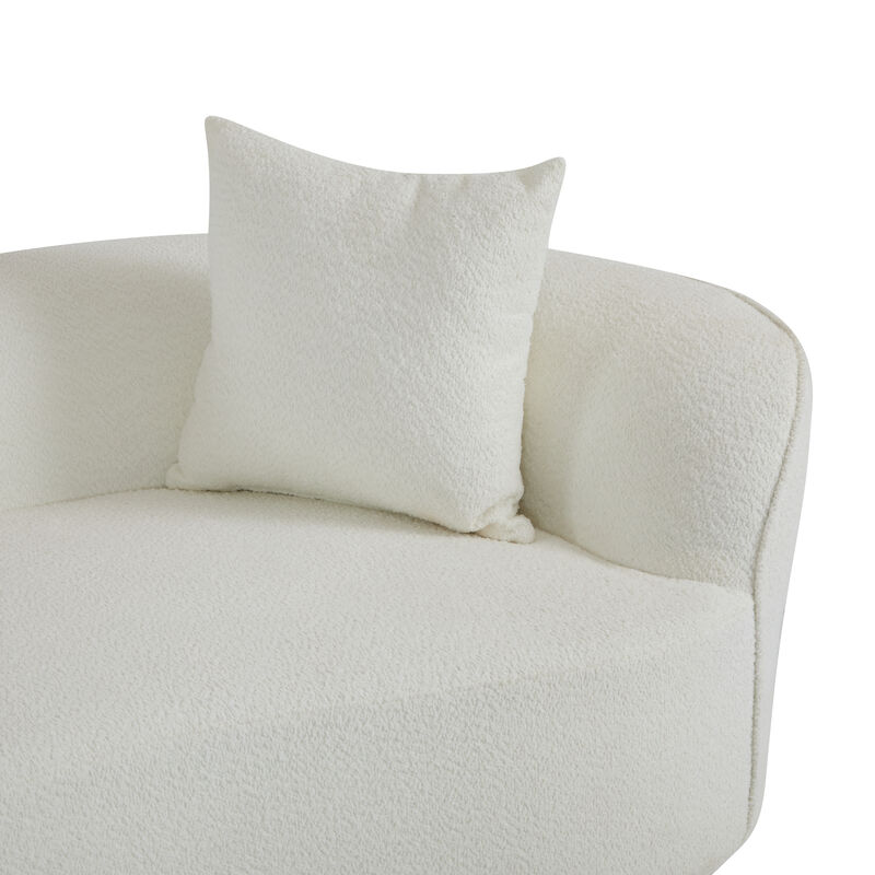 Terkwo 126"Curved Sectional Sofa image number 6