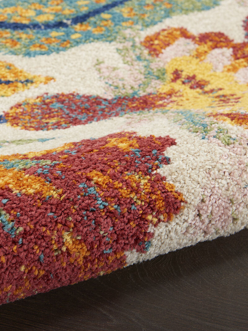 Allur ALR09 Ivory/Multicolor 2' x 3' Rug