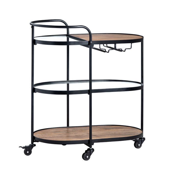 3 Shelf Bar Cart Server