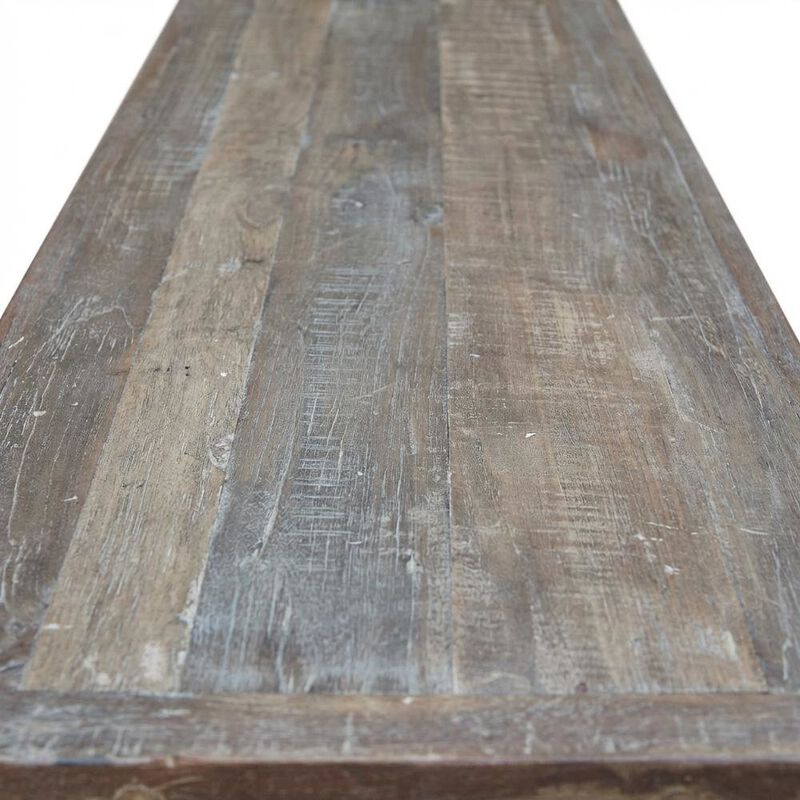 Starlight Canyon Home Rustic Industrial Console Table, Entryway Accent Table for Living Room,Gray image number 6