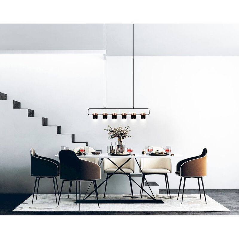 CWI Lighting Moxie LED Pool Table Light With Black Finish