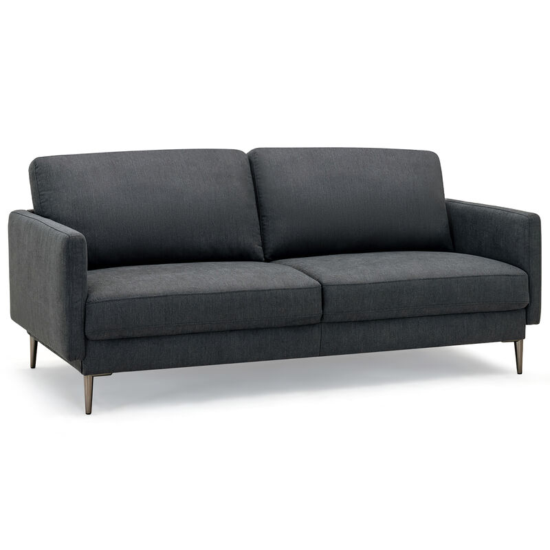 Fabric Sofa Couch Living Room Small Apartment Furniture w/ Metal Leg