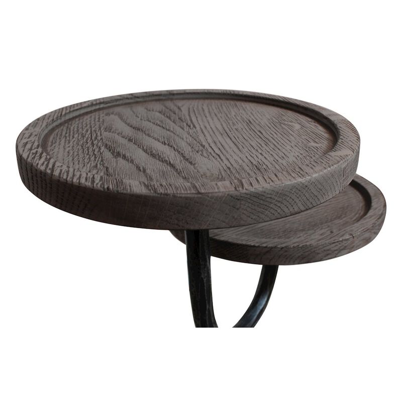 Alex Hamilton Bayside Jensen Oak Side Tray-Top Tables