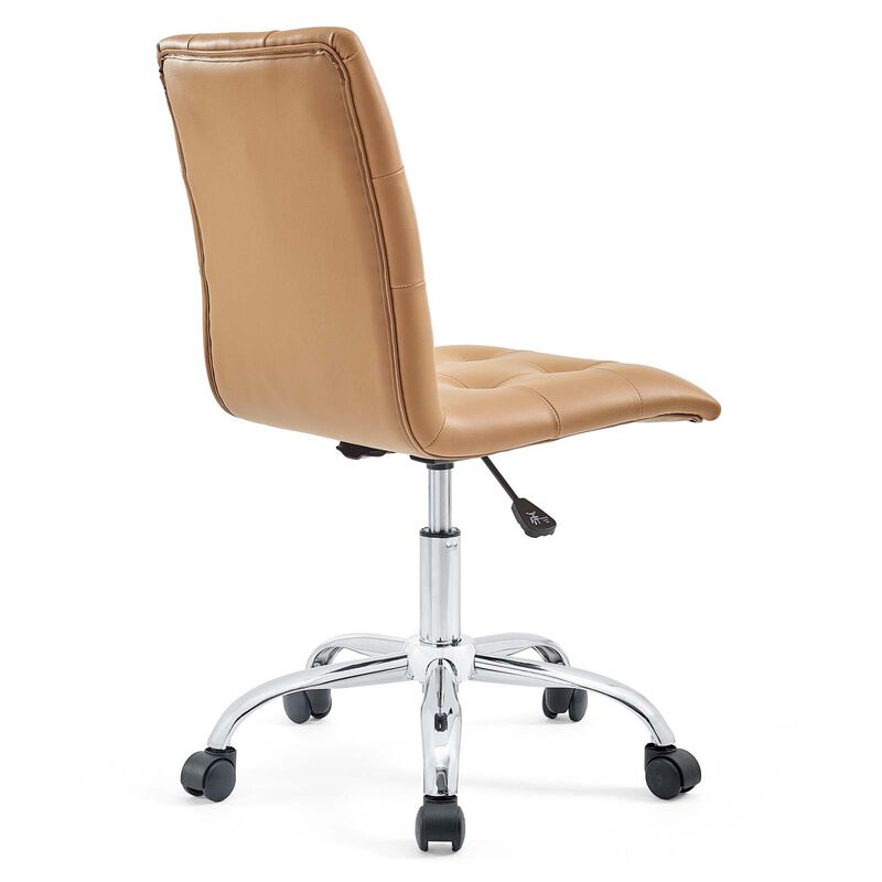 Modway Furniture - Prim Armless Mid Back Office Chair Orange image number 4