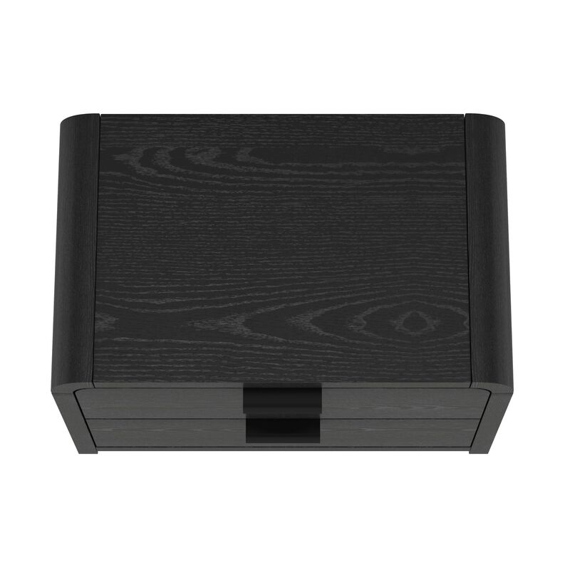 Grace 28" Nightstand in Black- Set of 2