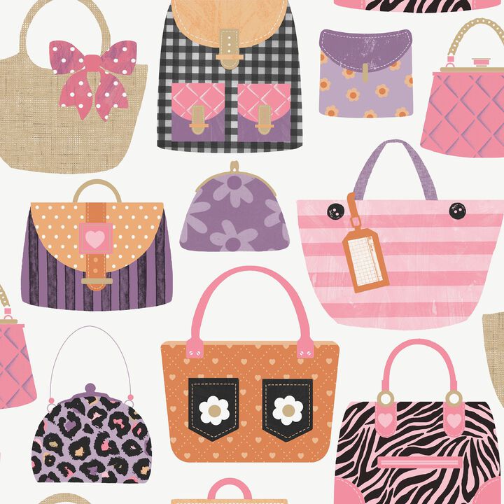 Kids and Teens Purses Pink Wallpaper G78581