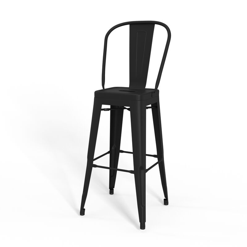Fletcher 30 inch Metal Bar Stool (Set of 2)