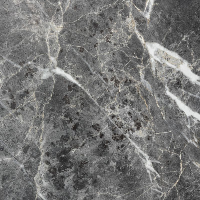 Faux Marble Rectangular Coffee Table with Metal Frame for Modern Living Room Decor