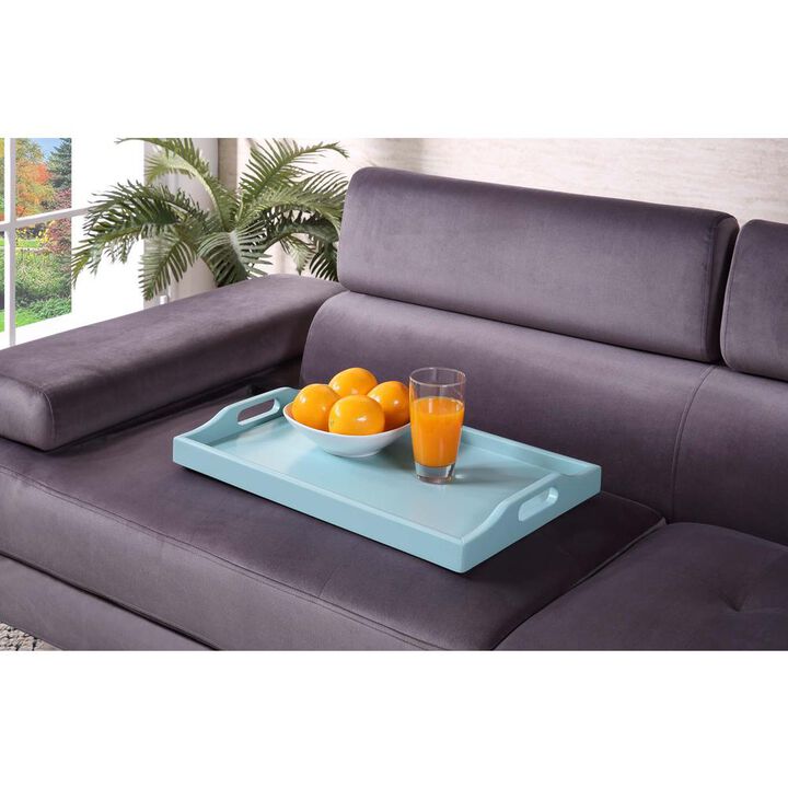 Convenience Concepts Designs2Go Serving Tray, Sea Foam