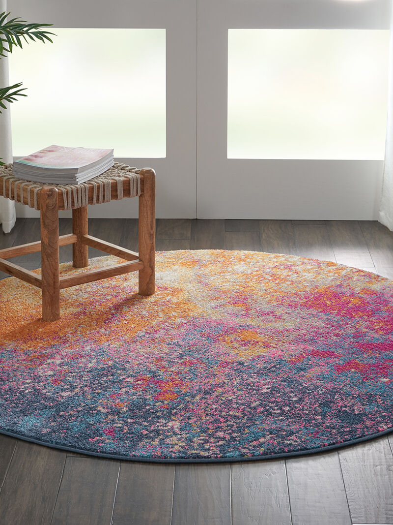Passion PSN10 Sunburst 4' x Round Rug