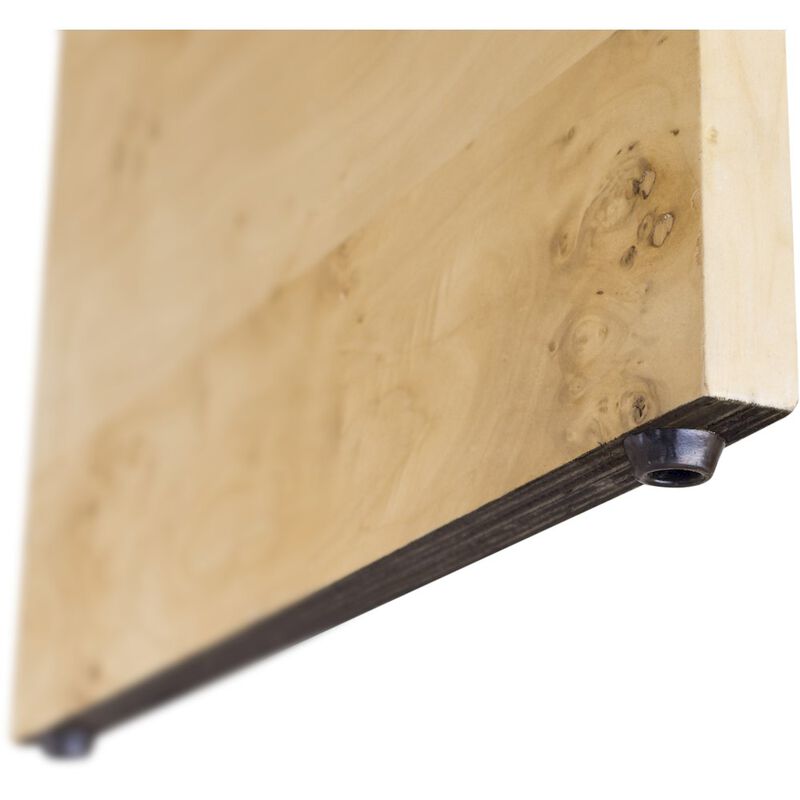 Meridian Furniture Cresthill Natural Burl Wood Night Stand