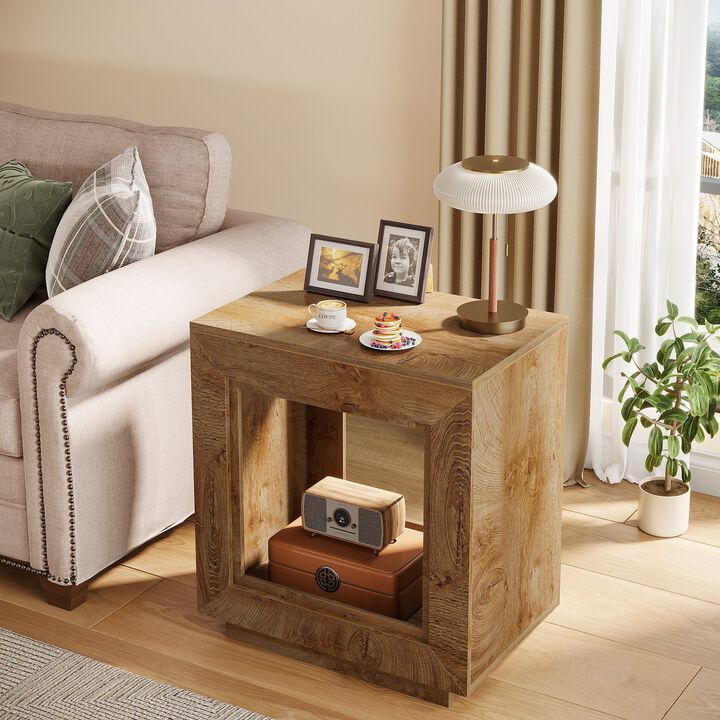 Tribesigns Wood End Table Nightstand
