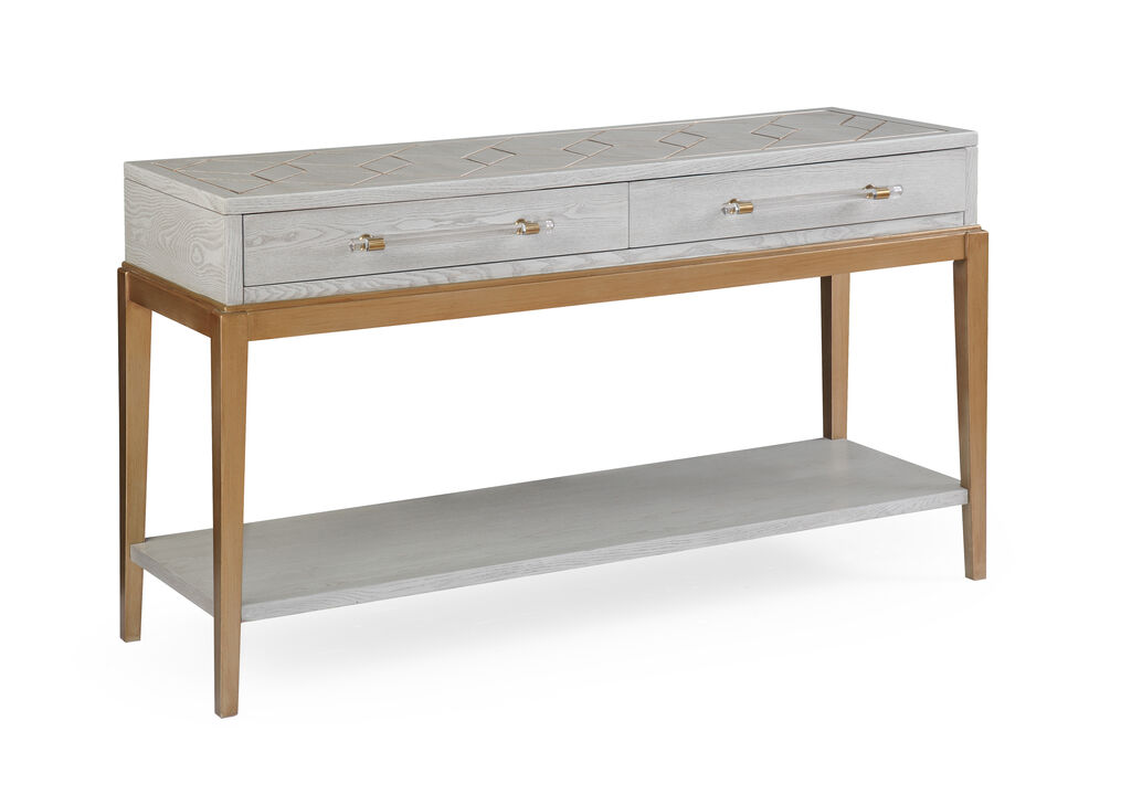 Perrine Gray Console Table