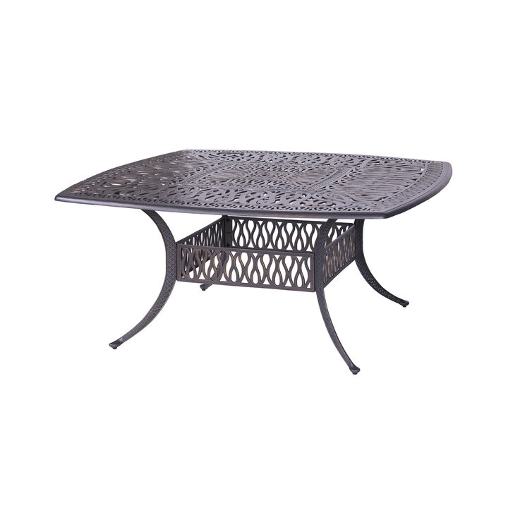 64" Square Outdoor Dining Table