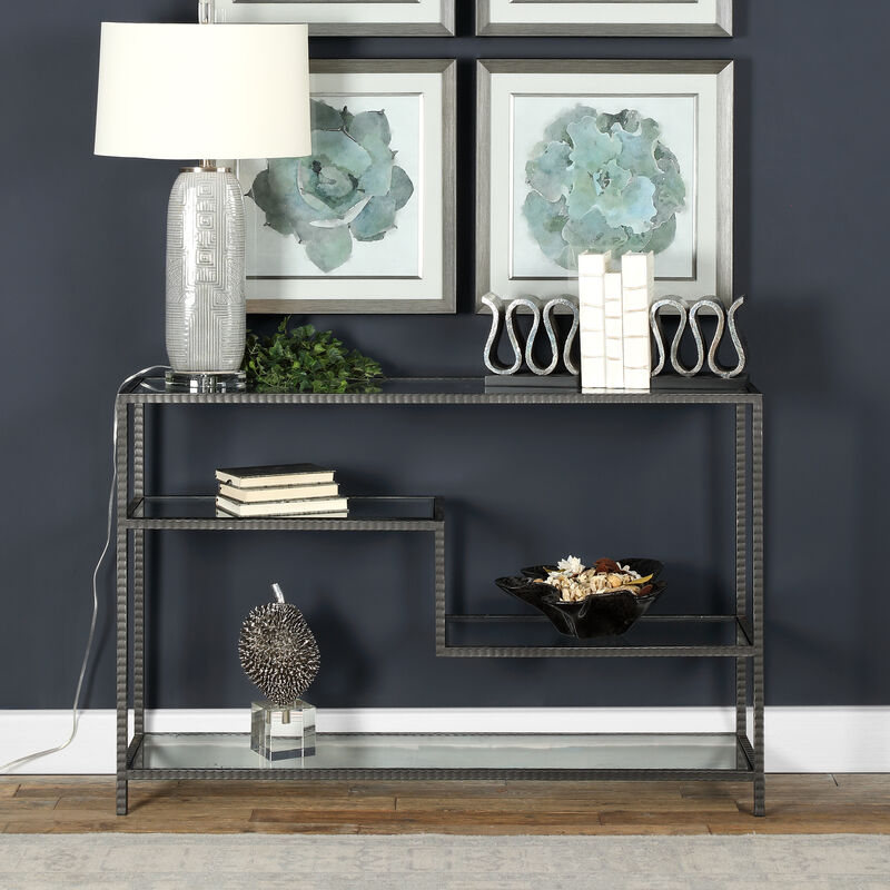 Leo Industrial Console Table