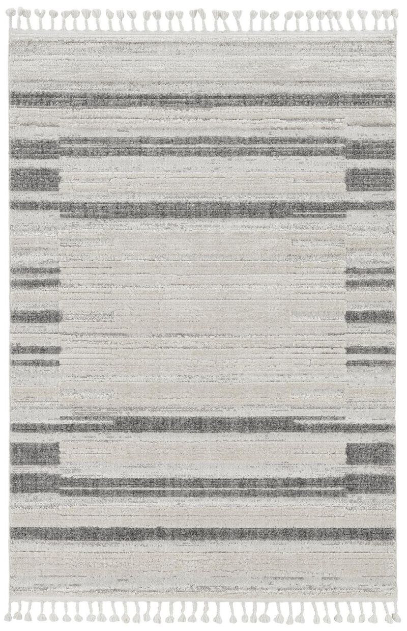 HomeRoots Abstract Area Rug image number 0