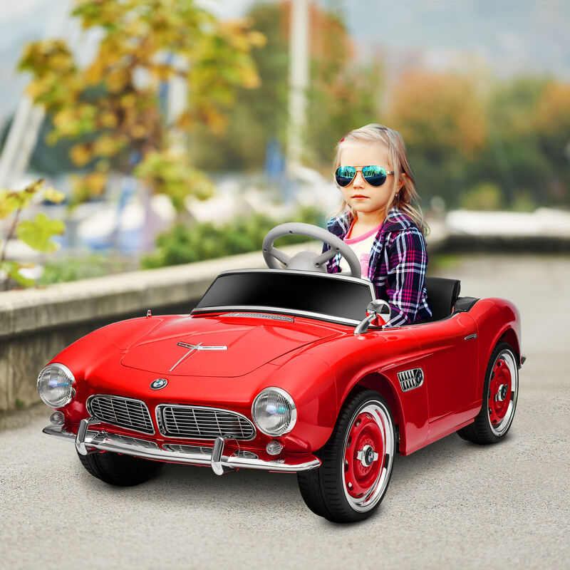 BreeBe Licensed BMW 12V Kid Electric Ride On Car with Easy Transport image number 1