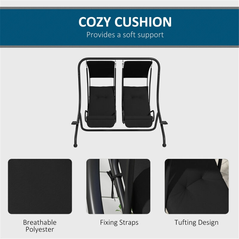 Stylish Hanging Swing Chair for Home Patio and Living Spaces