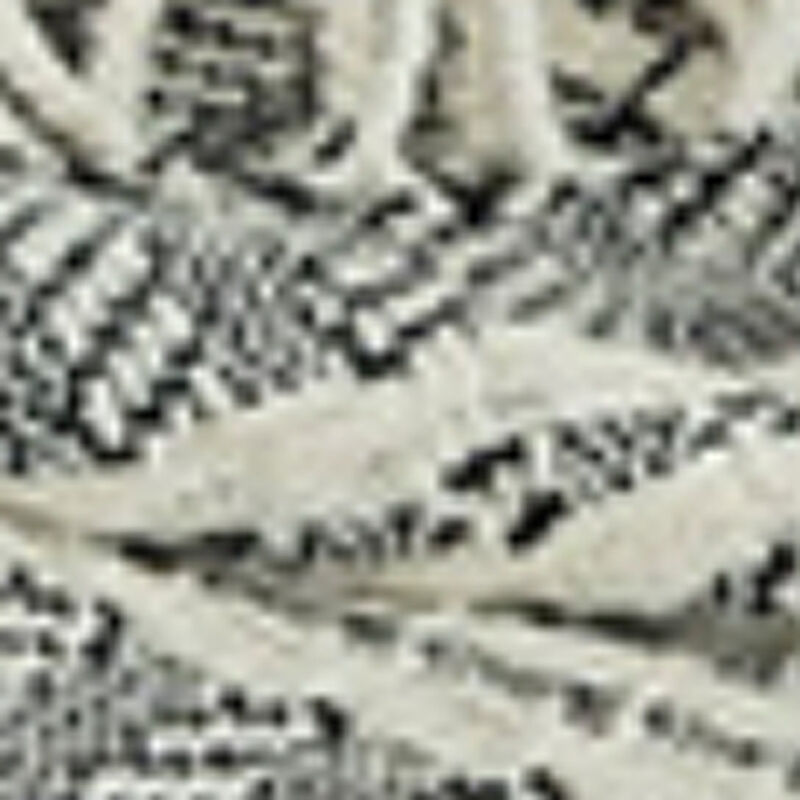 HomeRoots Black Woven 100% Cotton Throw Blanket image number 2